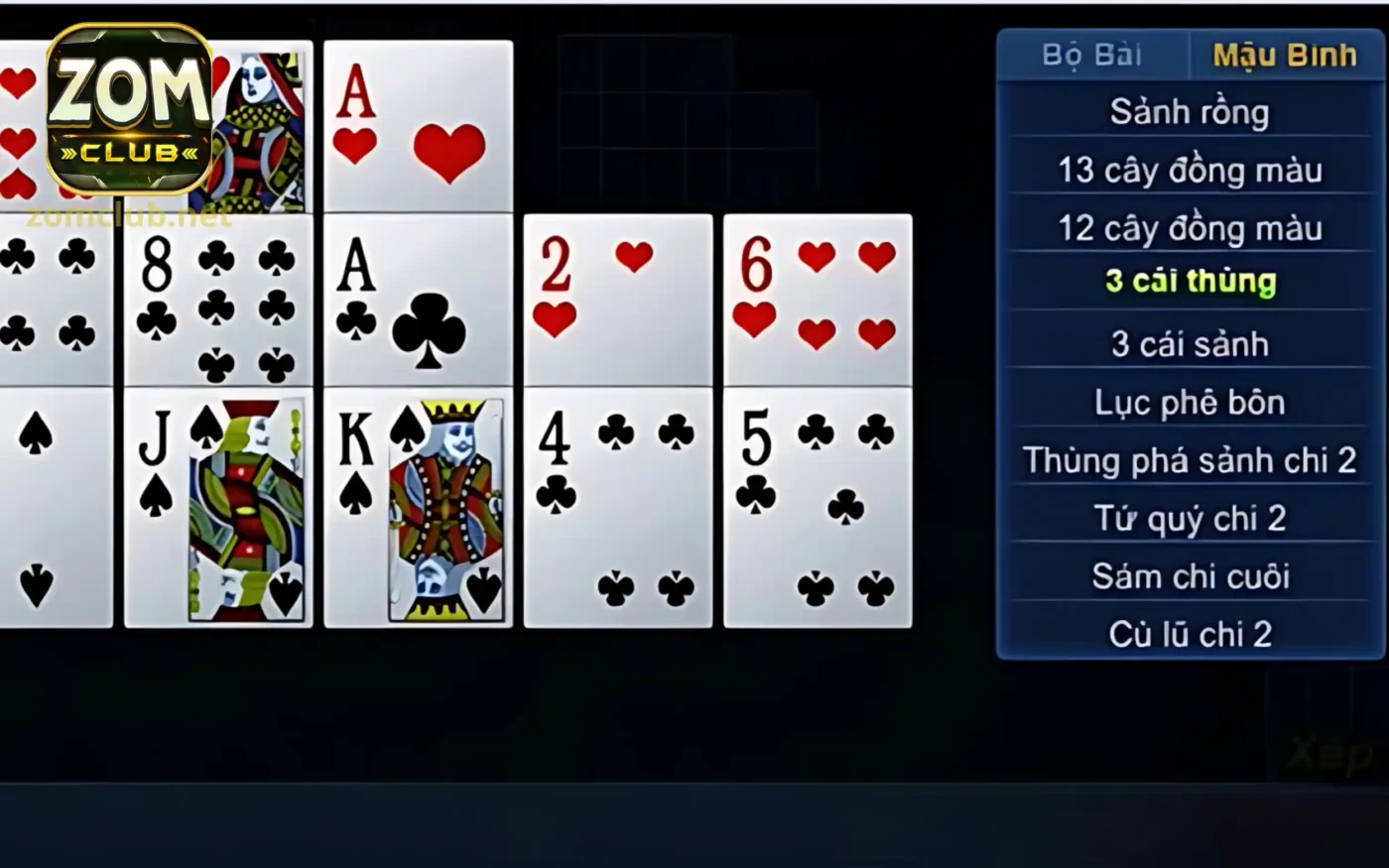 Các thuật ngữ cần nắm rõ khi chơi mậu binh ZomClub