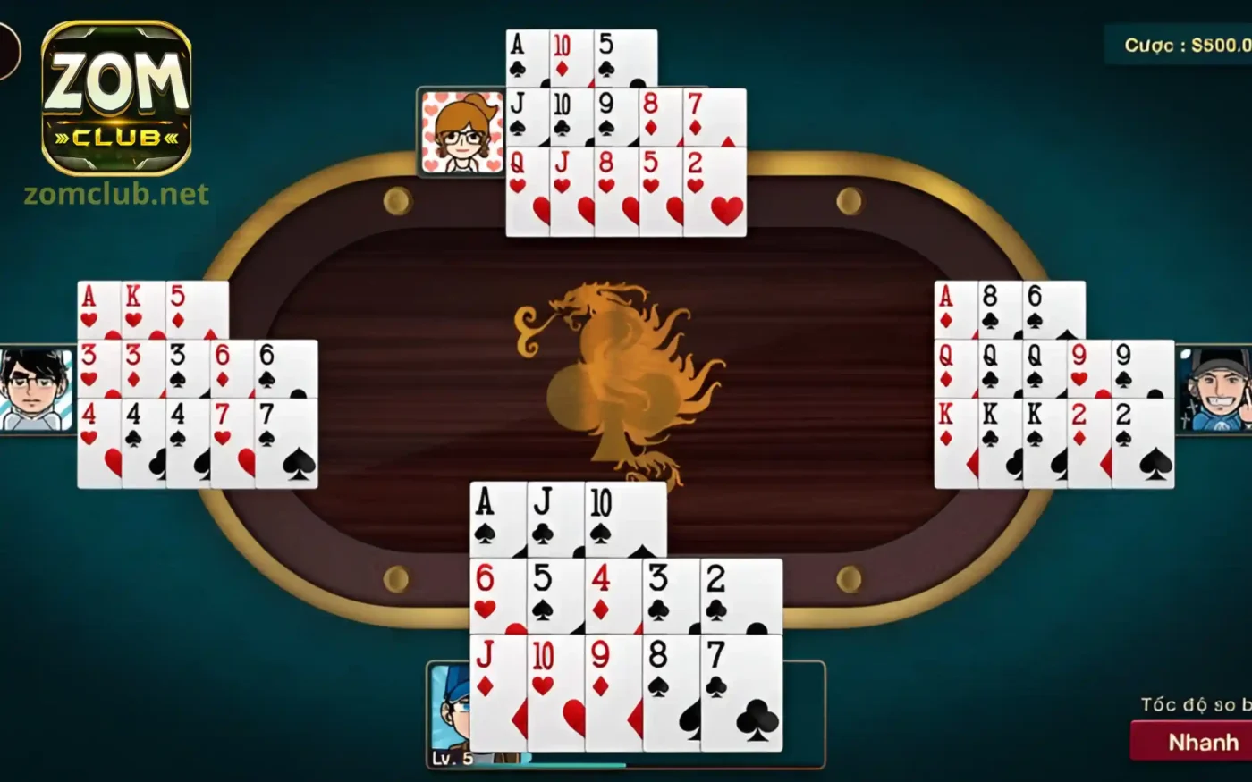 Cách tính điểm mậu binh vô cùng đơn giản