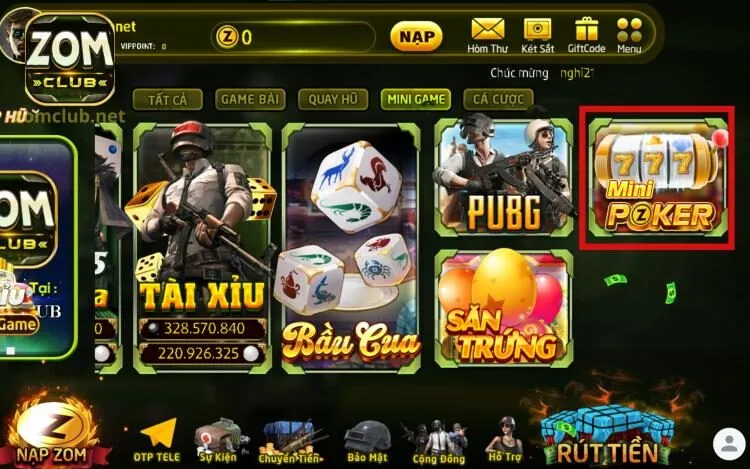 Giới thiệu về trò chơi Mini Poker đình đám hiện nay