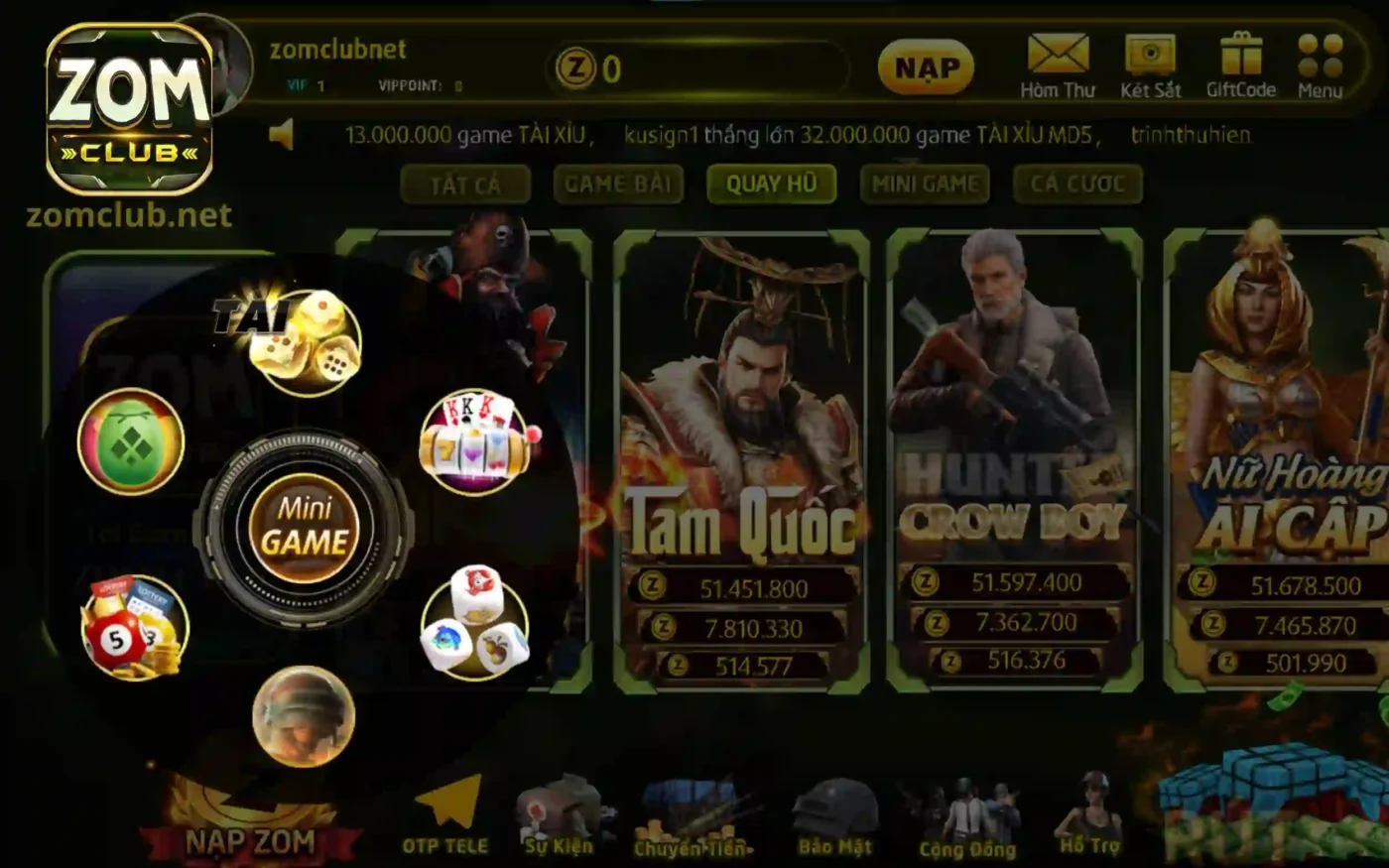 Nền tảng liên tục phát triển minigame độc đáo