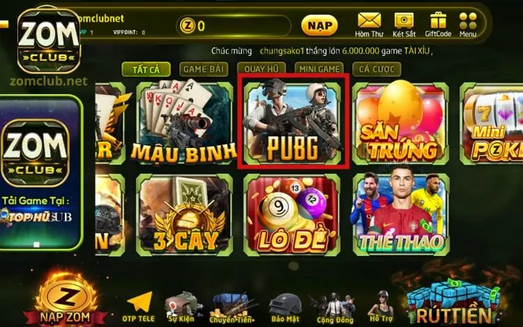 Thông tin về trò chơi Nổ Hũ PUBG cực hot